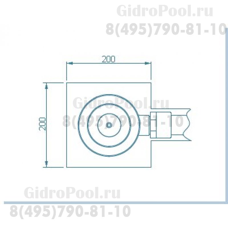 ДОННЫЙ СЛИВ антивихревой / D=165мм