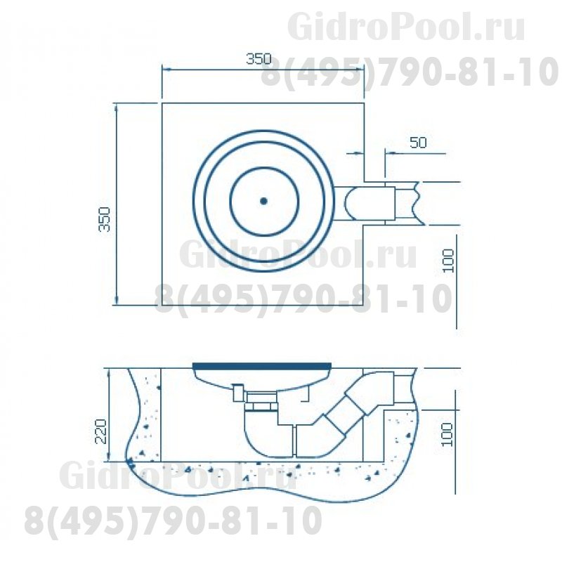 ВОДОЗАБОР АНТИВИХРЕВОЙ (D=250мм)