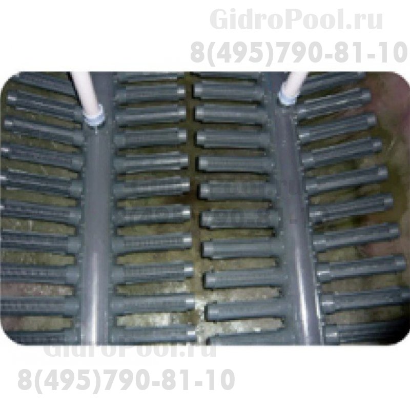 Гориз.фильтр шпул. навивки d.1.2м, дл.2.3м, 20м/ч, 48 м³/час, подкл. 110/4