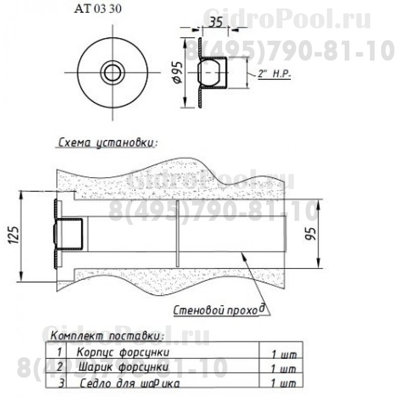 ФОРСУНКИ СТЕНОВЫЕ