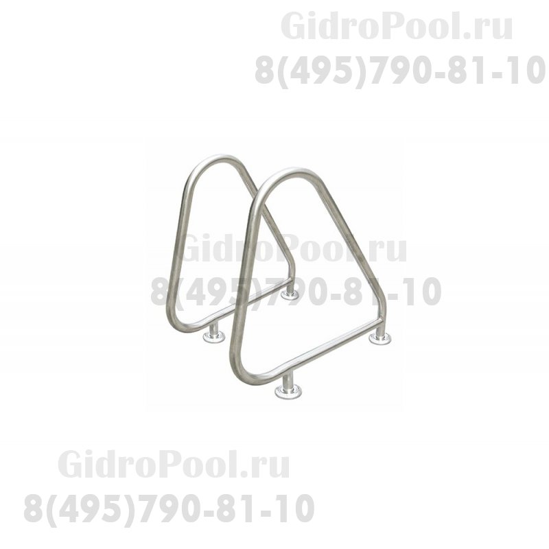 Поручни из нерж. стали AISI-316 для общественных бассейнов (компл. 2 шт.) ARA-F Emaux 88074010