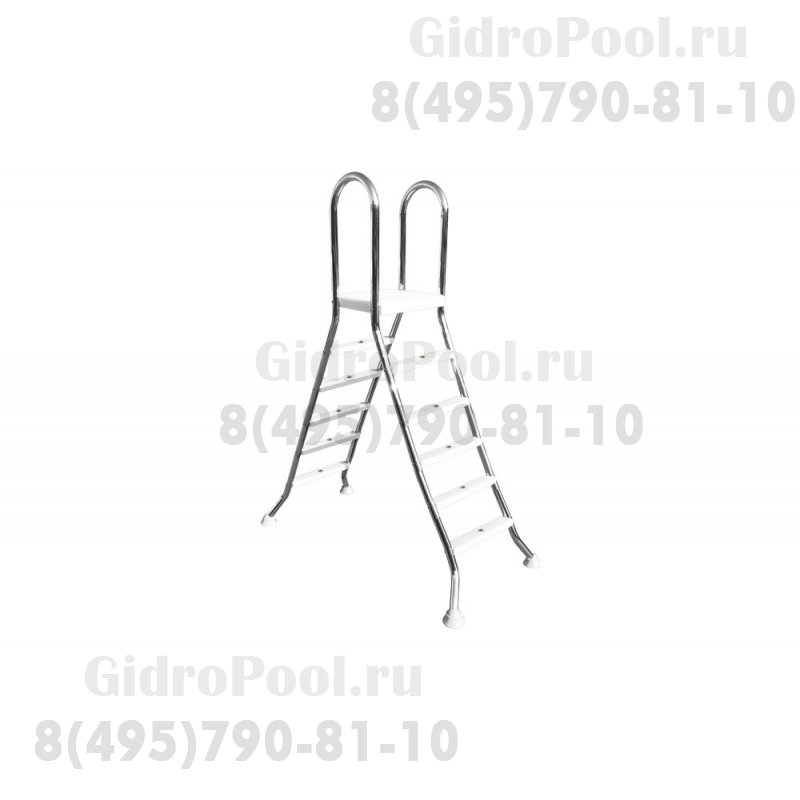Лестница двухсторонняя 5+5 ст.Mayer Schwimmbad AISI-304 5522
