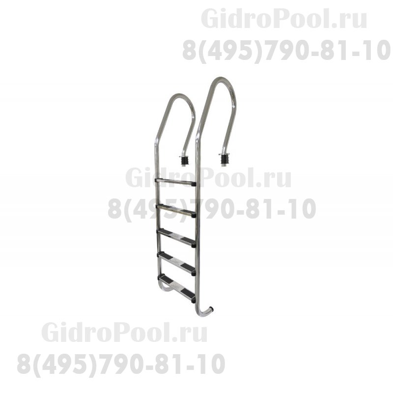Лестница 5 ступени (у.б.) SF AISI-304 MARKOPOOL (MIXTA)
