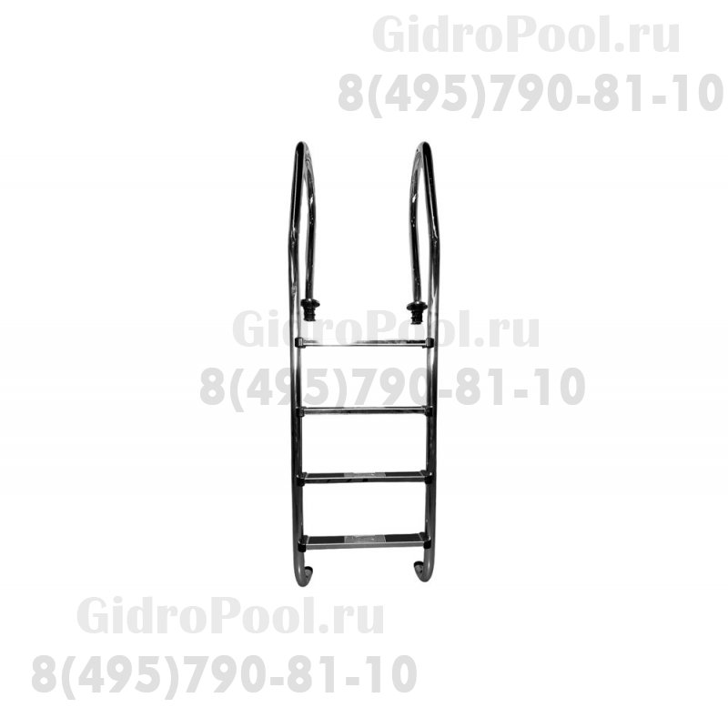 Лестница 4 ступени (у.б.) SF AISI-304 MARKOPOOL (MIXTA)