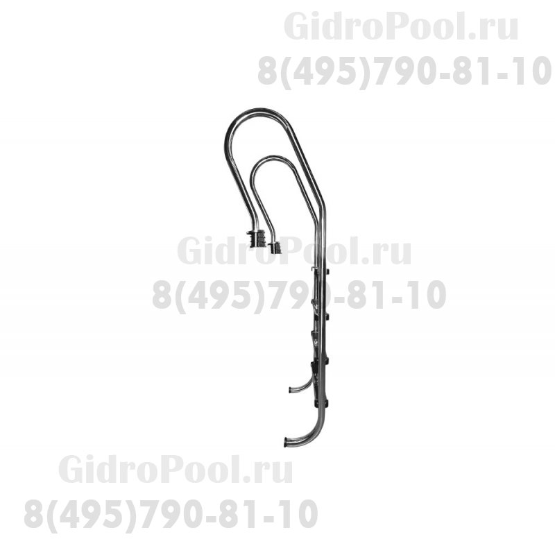 Лестница 4 ступени (у.б.) SF AISI-304 MARKOPOOL (MIXTA)