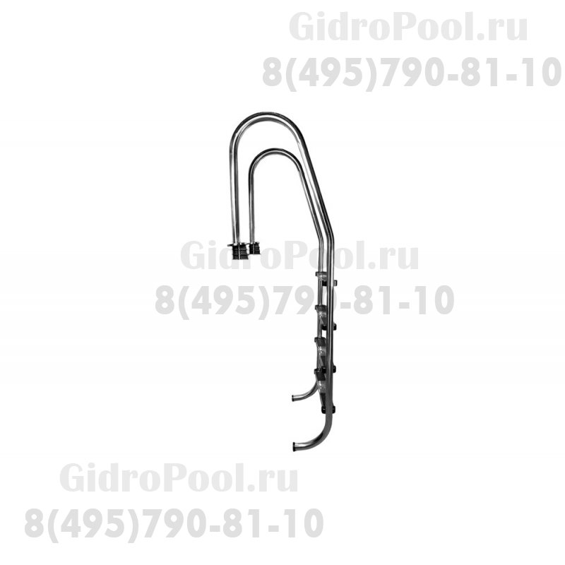 Лестница 4 ступени (ш.б.) SL AISI-316 MARKOPOOL (STANDART)