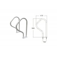 Поручни из нерж.стали (компл.2 шт.) Emaux ARB-F (88074205)