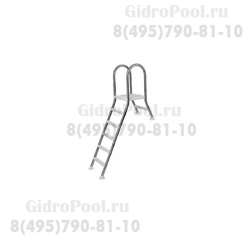 Лестница двухсторонняя 5+1ст. Mayer Schwimmbad AISI-304 05525