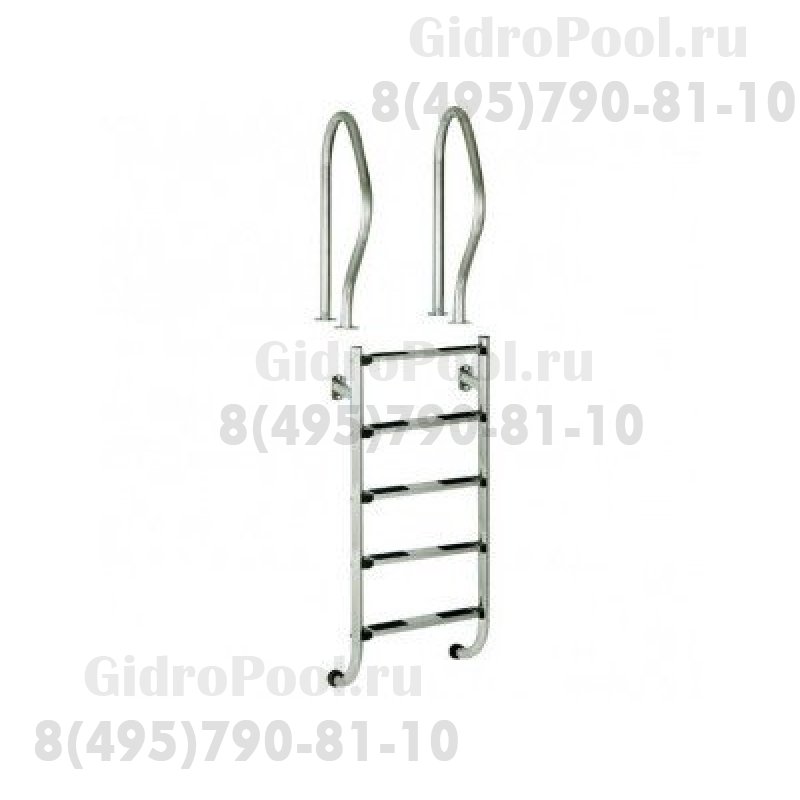 Лестница 5 ступеней Kripsol TWO-PART/DOS PIEZAS (DPI 5.C) c поручнями