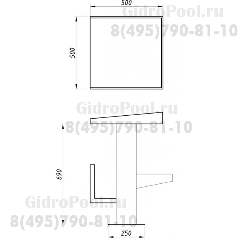 Стартовая тумба / вертикальная