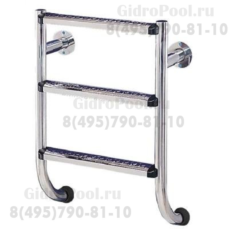 Лестница без поручней 3 ступени Flexinox ESC PT AISI-316 (87174330) с закладными в сборе