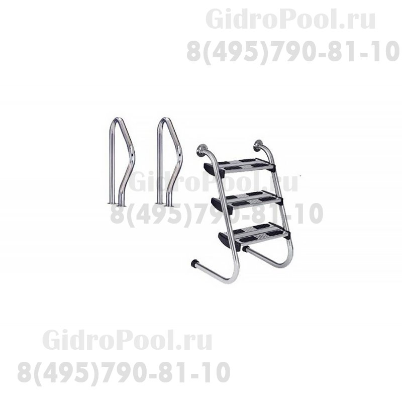 Лестница с поручнями 3 ступени Flexinox EASY ACCESS AISI-316 (87161021N)