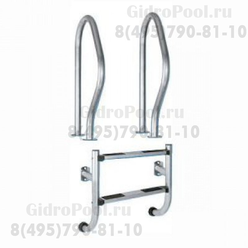 Лестница 2 ступени Kripsol TWO-PART/DOS PIEZAS (DPI 2.C) c поручнями