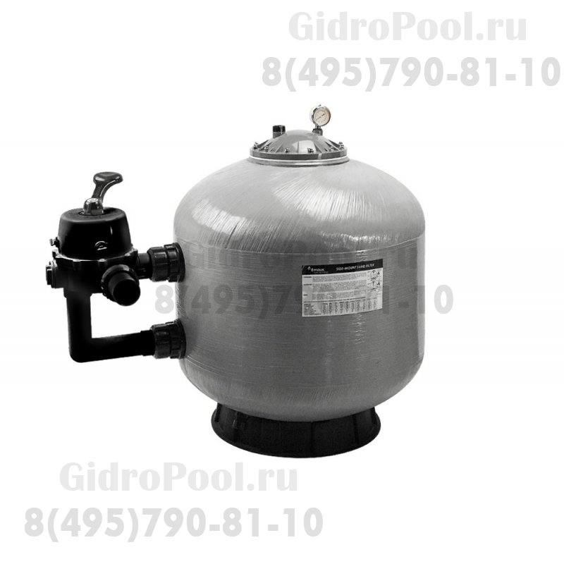 Фильтр д.900мм (бок. подсоед. 63мм) Emaux S900 (Opus) (с 6-ти поз. вентилем 2'') 88011210