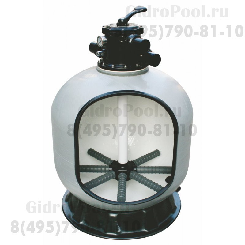 Фильтр д.700мм (верх. подсоед. 63мм) Emaux V700 (B) (Opus) (с 6-ти поз. вентилем 2'') 88010608