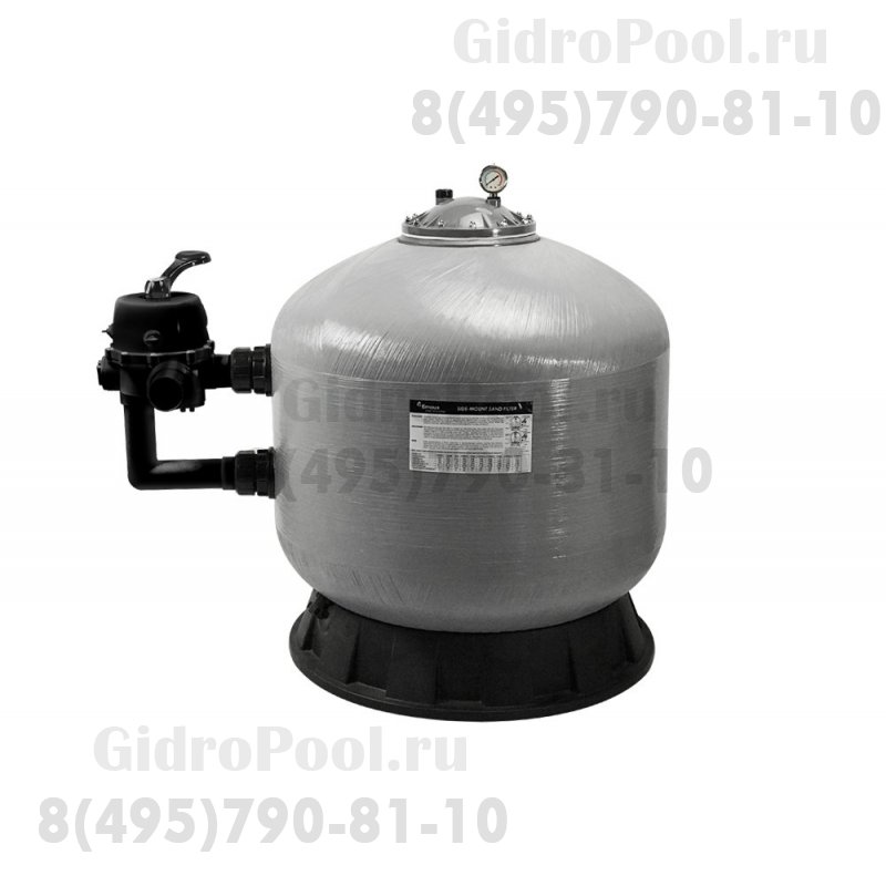 Фильтр д.1200мм (бок. подсоед. 63мм) Emaux S1200 (Opus) (с 6-ти поз. вентилем 2'') 88011313