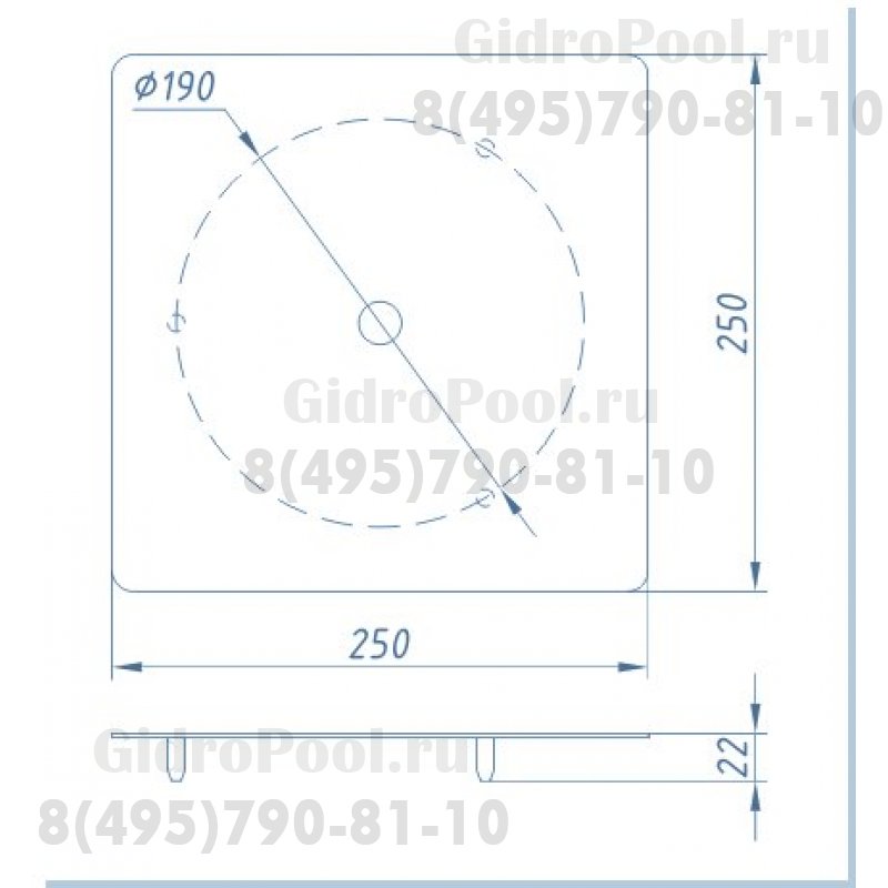 КРЫШКА СКИММЕРА 15л.