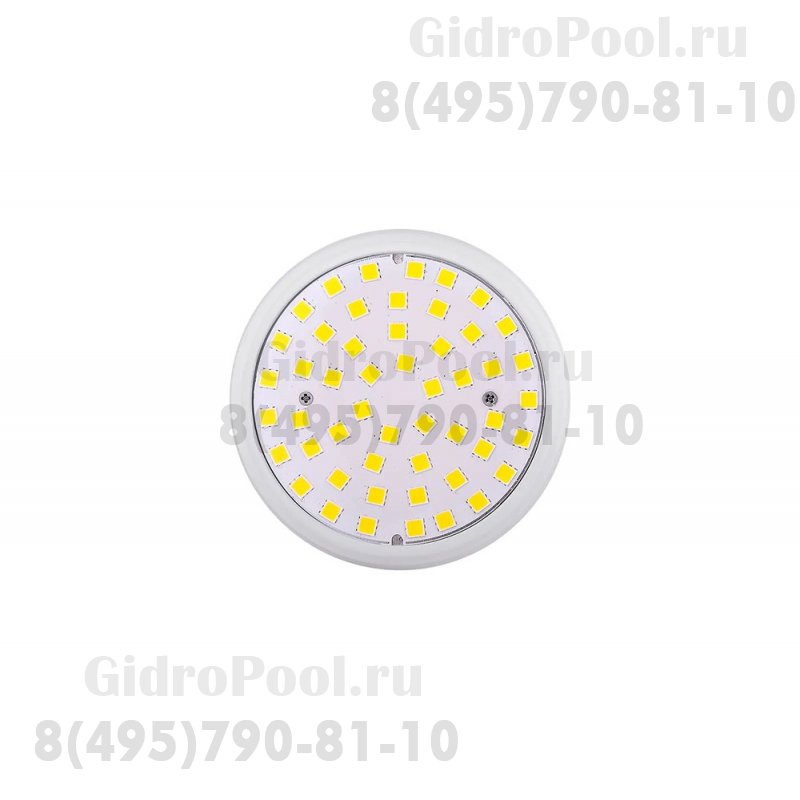 Прожектор встр. рамка белая 1 1/2 (9Вт/12В) LED RGB WAKING HJ-FG-PC94-1,5