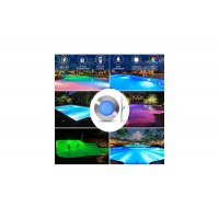 Прожектор встраиваемый из нерж. стали (25Вт/12В) LED RGB с пультом Tadpole JKD-UT280-2SP