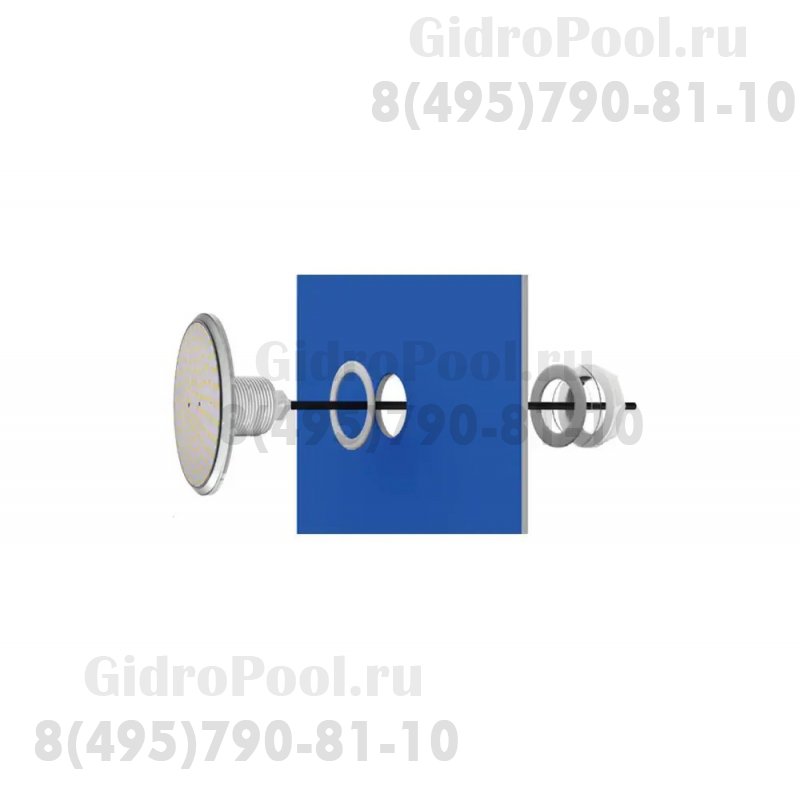 Прожектор встраиваемый 1 1/2 (18Вт/12В) LED RGB WAKING HJ-FG-PC168-1,5