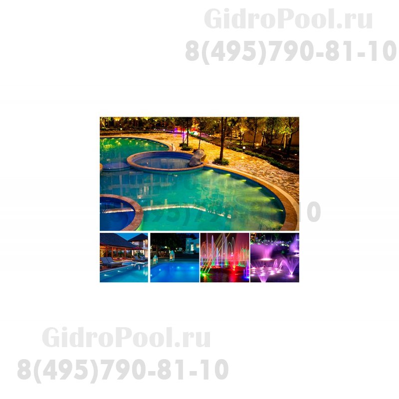 Прожектор (25Вт/12В) (универсал.) LED RGB с пультом Tadpole JKD-QR290-A