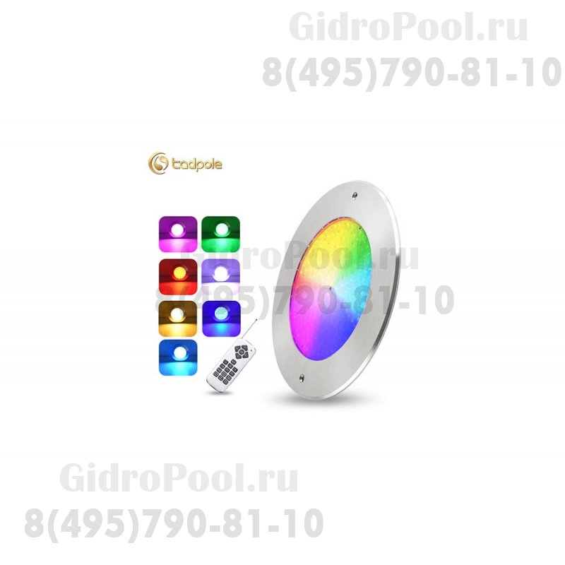 Прожектор встраиваемый из нерж. стали (35Вт/12В) LED RGB с пультом Tadpole JKD-YC290-SP