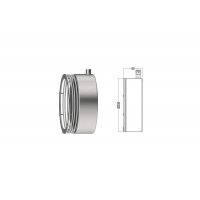 Ниша закладная прожектора из нерж.стали (универсал.) SSV WAKING HJ-RC-SS270