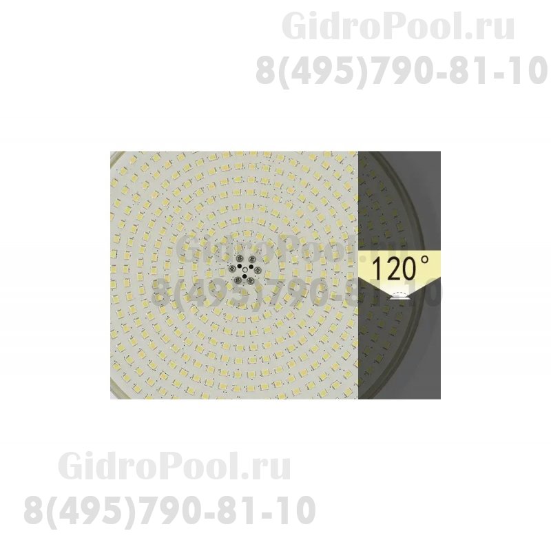 Прожектор рамка белая (35Вт/12В) (универсал.) LED RGB WAKING HJ-RC-PC282-ABSV