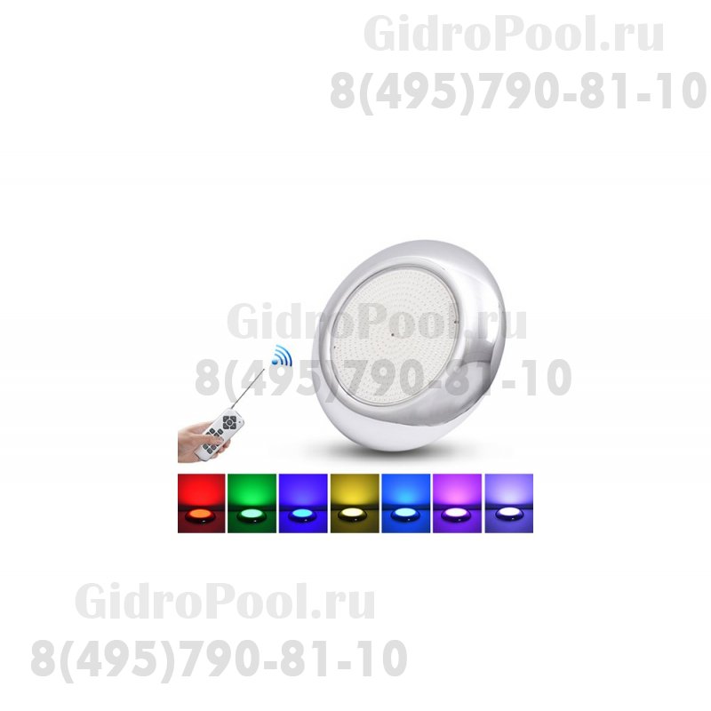 Прожектор накладной из нерж. стали (35Вт/12В) LED RGB с пультом Tadpole JKD-YC260-2SP