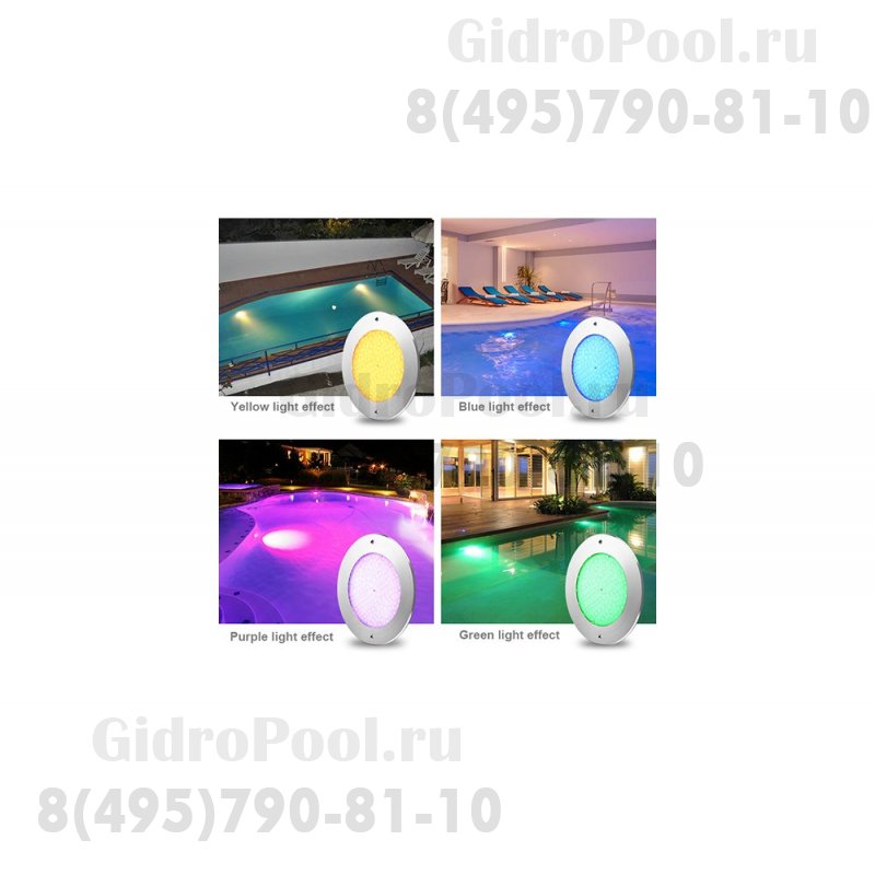 Прожектор встраиваемый из нерж. стали (25Вт/12В) LED RGB с пультом Tadpole JKD-YC260-SP