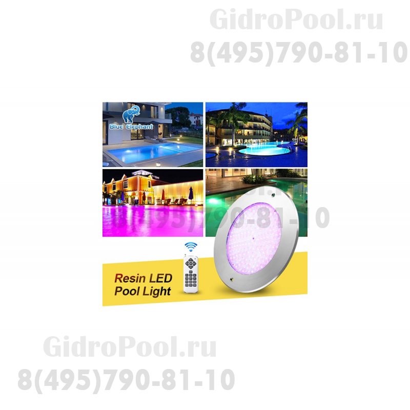 Прожектор встраиваемый из нерж. стали (25Вт/12В) LED RGB с пультом Tadpole JKD-YC260-SP