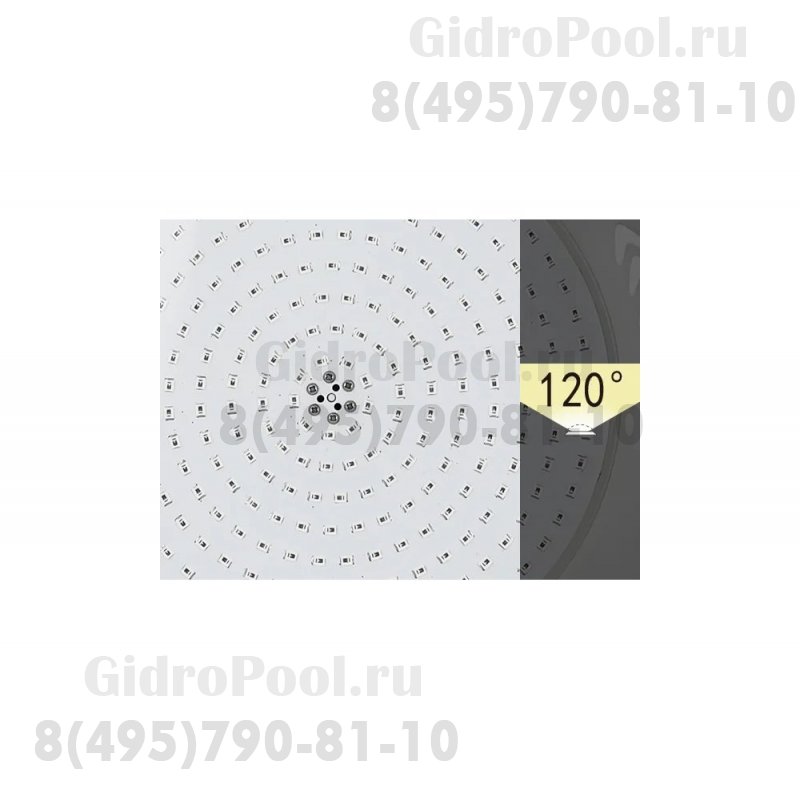 Прожектор накл.(с адаптером) рамка белая (18Вт/12В) LED RGB WAKING HJ-WM-PC242-FGV