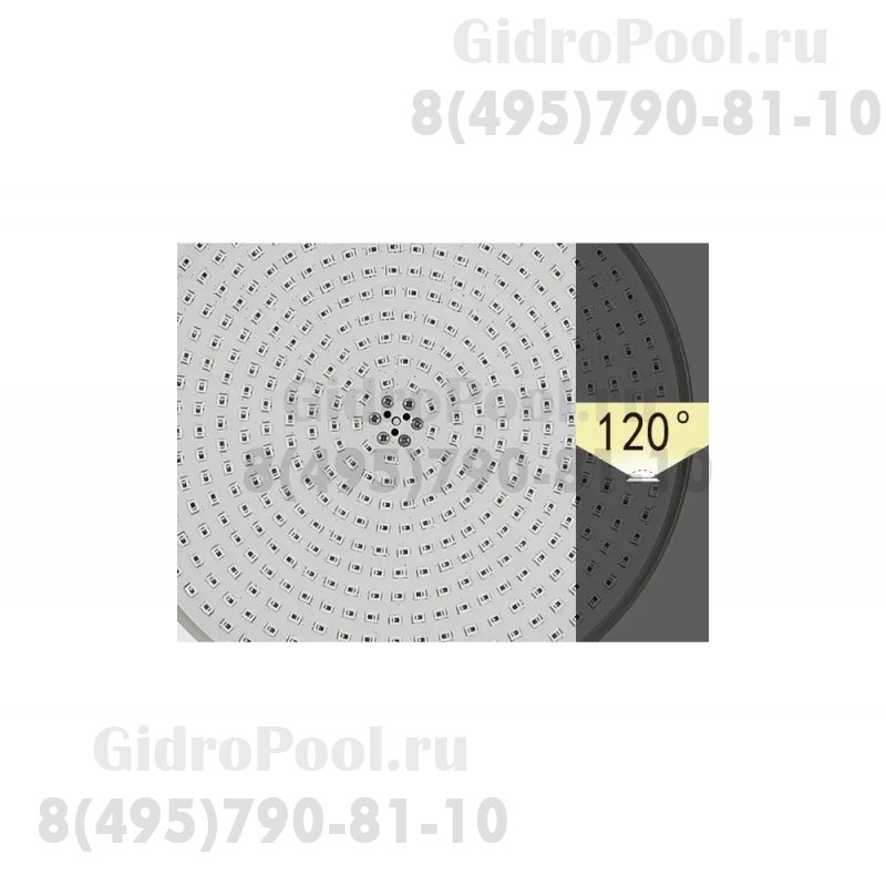 Прожектор накл.(с адаптером) рамка белая (18Вт/12В) LED White WAKING HJ-WM-PC200-FGV