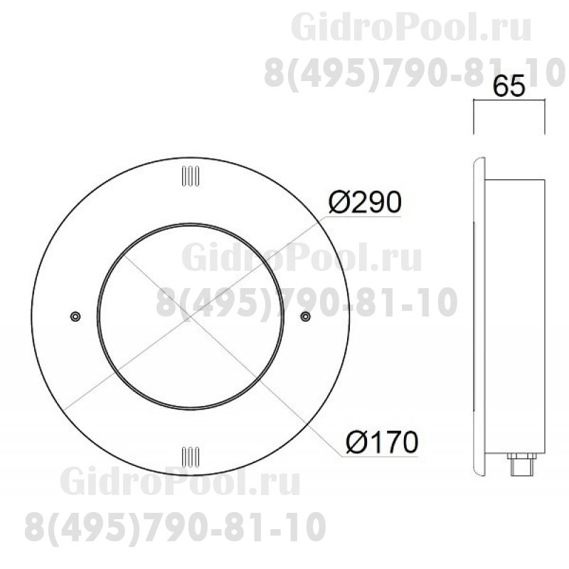 Освещение в бассейне