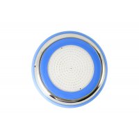 Прожектор накладной из нерж. стали рамка синяя (25Вт/12В) LED Cold white Tadpole JKD-YC300-SP