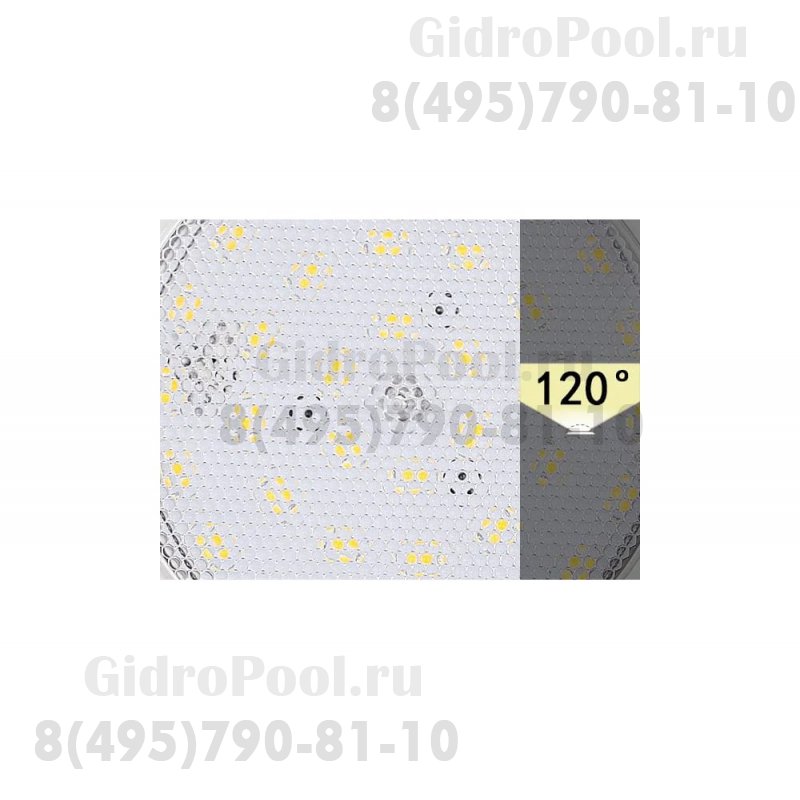 Прожектор накл.(с адаптером) рамка белая (18Вт/12В) LED RGB WAKING HJ-WM-PC270-FGV