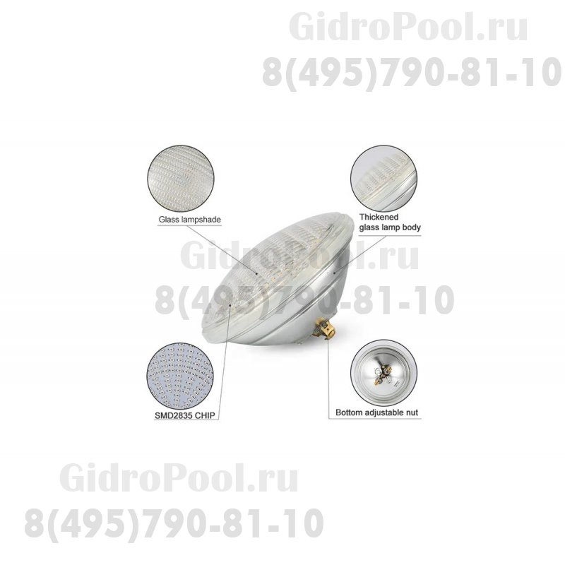 Лампа PAR56 (45Вт/12В) LED Warm white Tadpole JKD-P56-TG