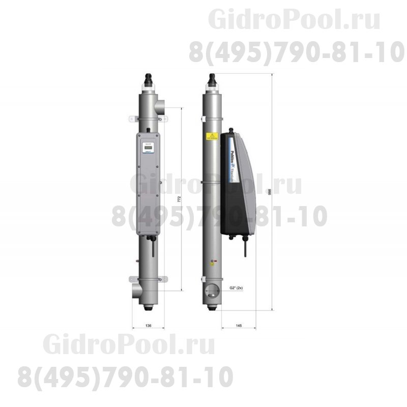 Установка ультрафиолетовая Auto-UV130, 130 Вт, титан Pahlen (417770)