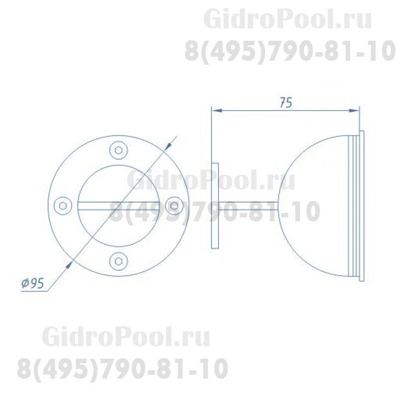 Анкер крепления спортивной дорожки