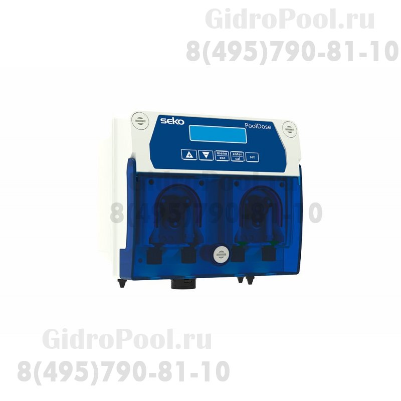 Автоматическая станция обработки воды pH-Redox 1,5 л/ч, 1,5 бар PoolDose Double SEKO PDPR1H1HA0100