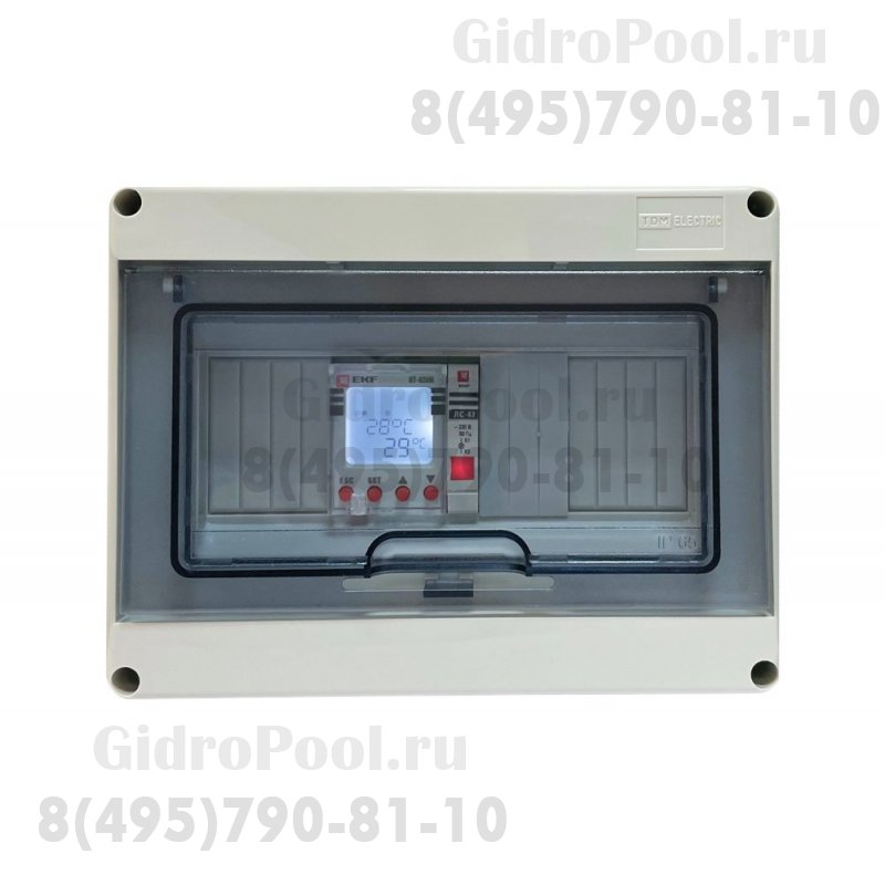 Термостат электронный РТ-820М с датчиком температуры ДТ-801 и гильзой