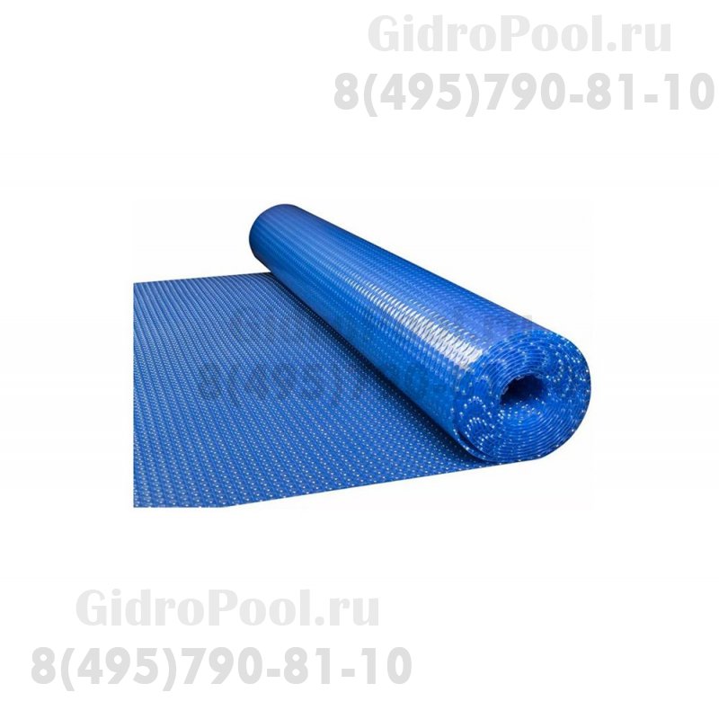 Покрывало плавающее в рулоне (4х50м) b 15мм голубое 500мкм Mayer Schwimmbad (РУЛОН)