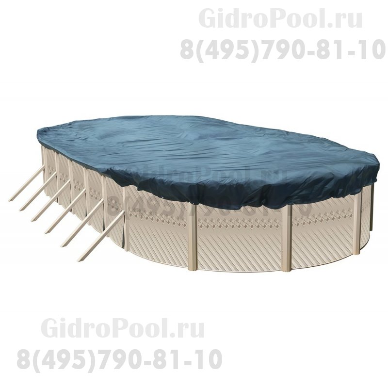 Покрывало брезентовое 5.5х3.7 (овал)