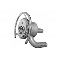 Закладной узел противотока (универсал.) 75 м3/ч с регулятором воздуха ( AISI-316L)