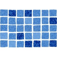 Пленка-мозаика для отделки бассейнов SUPRA blue mosaic 1123/01 Elbtal Plastics ш.1,65 2001177