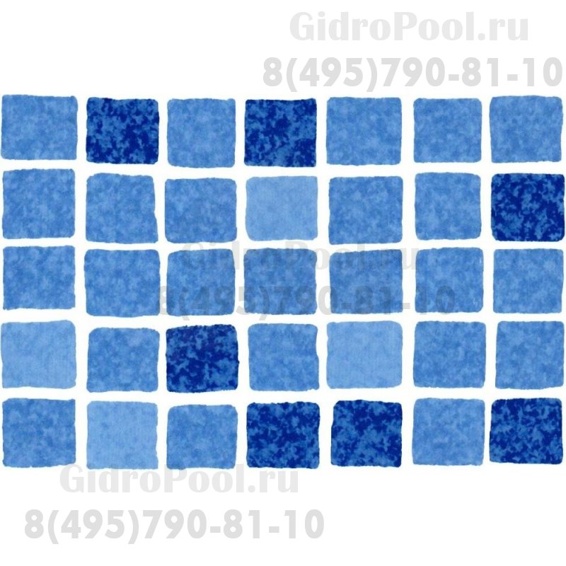 Пленка-мозаика для отделки бассейнов SUPRA blue mosaic 1123/01 Elbtal Plastics ш.1,65 2001177