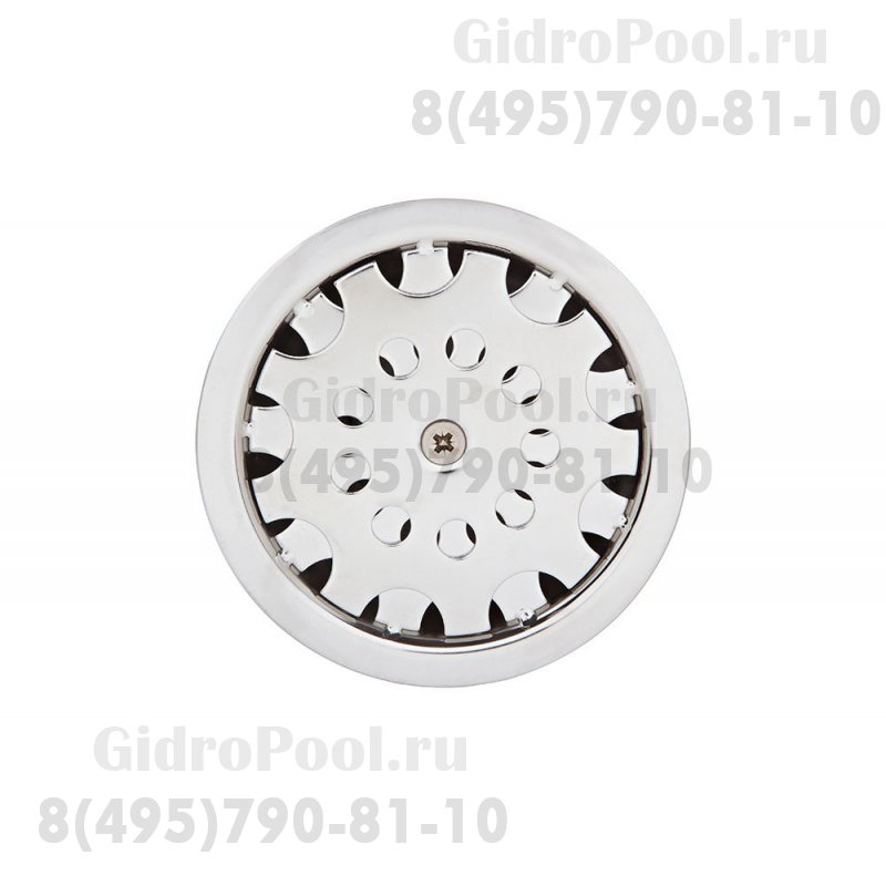 Форсунка возврата воды донная из нерж. ст. с рег. потока (плитка ) 2