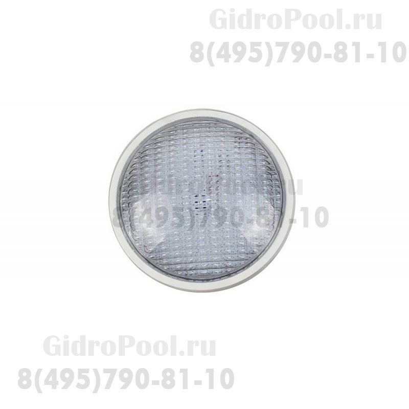 Лампа для прож.пласт.с рамкой из н/ ст.(16Вт/12В)с LED-эл.(белая)Emaux LED-NP300-S 04011043/08040022