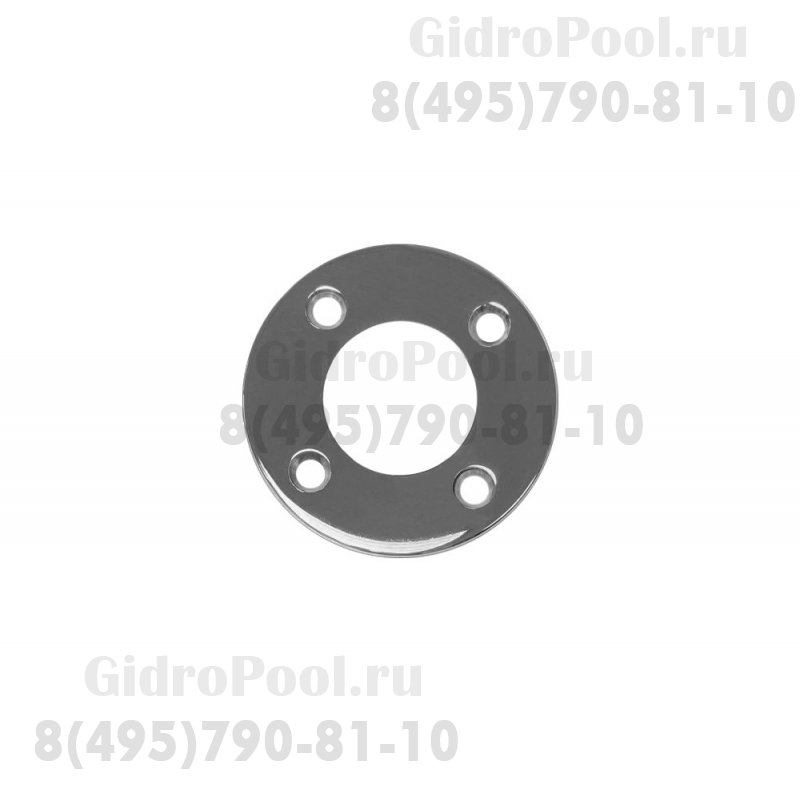 Пластина лицевая из нерж. ст. адаптера для пневмокнопки Flat (1845) M.A.PNEVM.PL.