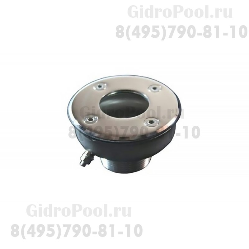 Пластина лицевая из нерж. ст. адаптера для пневмокнопки (636000) M.A.PNEVM.PL.